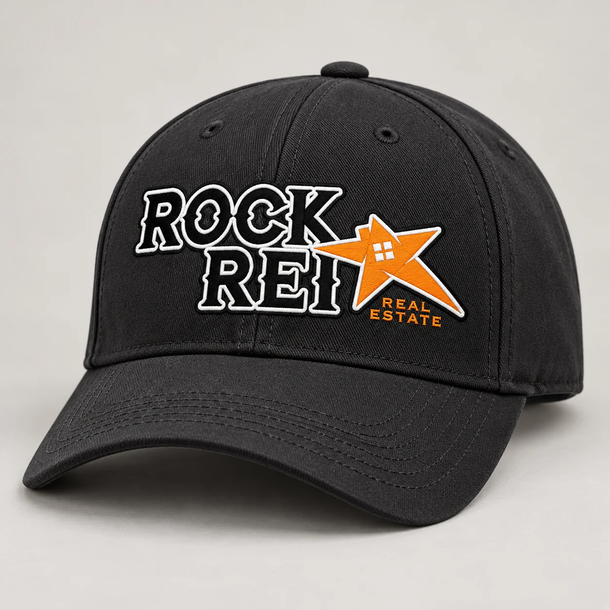 ROCKREI cap design mockup